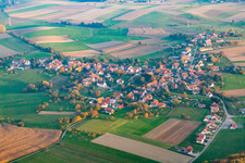 Memmelshoffen im Bundesland Bas-Rhin, Frankreich von einer Drohne aus