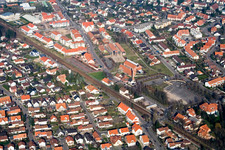 Buchstraße Ziegeleimuseum, Festhalle von Südwesten in Jockgrim im Bundesland Rheinland-Pfalz, Deutschland