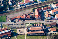 Unterer Buchstraße Ziegeleimuseum, Festhalle von Südwesten in Jockgrim im Bundesland Rheinland-Pfalz, Deutschland