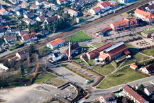 Bürgherhaus, Festhalle von Südosten in Jockgrim im Bundesland Rheinland-Pfalz, Deutschland