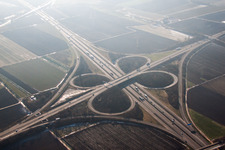 AK A61/A650 im Ortsteil Ruchheim in Ludwigshafen am Rhein im Bundesland Rheinland-Pfalz, Deutschland