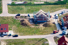 Schaidt, Neubaugebiet NO in Wörth am Rhein im Bundesland Rheinland-Pfalz, Deutschland von einer Drohne aus
