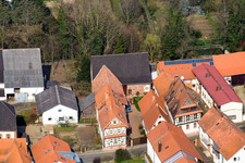 Luftaufnahme von Hauptstr in Dierbach im Bundesland Rheinland-Pfalz, Deutschland