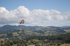 Coromandel im Bundesland Waikato, Neuseeland aus der Vogelperspektive