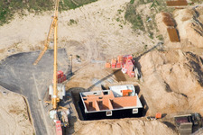 Drohnenbild von Neubaugebiet Am Höhenweg in Kandel im Bundesland Rheinland-Pfalz, Deutschland