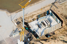 Neubaugebiet Am Höhenweg in Kandel im Bundesland Rheinland-Pfalz, Deutschland von der Drohne aus gesehen