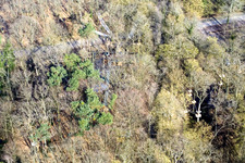 Schrägluftbild von Funforest: Kletterpark Kandel an der Badalleé im Bundesland Rheinland-Pfalz, Deutschland
