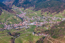 Untertal von Westen in Bühlertal im Bundesland Baden-Württemberg, Deutschland