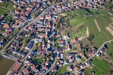 Luftbild von Ortsteil Altschweier in Bühl im Bundesland Baden-Württemberg, Deutschland