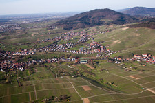 Ortsteil Steinbach in Baden-Baden im Bundesland Baden-Württemberg, Deutschland von oben