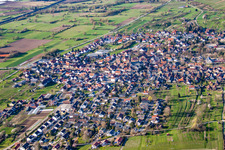 Luftbild von Steinbach von Süden in Baden-Baden im Bundesland Baden-Württemberg, Deutschland