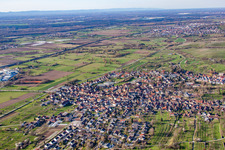 Luftaufnahme von Steinbach von Südosten in Baden-Baden im Bundesland Baden-Württemberg, Deutschland