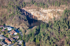 Bergsee in Sinzheim im Bundesland Baden-Württemberg, Deutschland