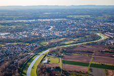 Jahnallee im Ortsteil Niederbühl in Rastatt im Bundesland Baden-Württemberg, Deutschland