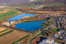 Freibad Muggensturm im Kaltenbachsee im Bundesland Baden-Württemberg, Deutschland