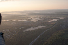 Hohenwettersbach, Plastikfolienanbau im Ortsteil Durlach in Karlsruhe im Bundesland Baden-Württemberg, Deutschland