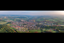 Panorama in Eppingen im Bundesland Baden-Württemberg, Deutschland