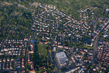Ettlingen im Bundesland Baden-Württemberg, Deutschland von einer Drohne aus