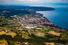 Stadt Überlingen am Ufer des Bodensee in Überlingen im Bundesland Baden-Württemberg, Deutschland