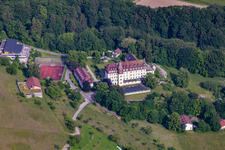 Luftbild von Salem international College Schloss Salem in Überlingen im Bundesland Baden-Württemberg, Deutschland