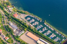 Sportboot Hafen Ost in Überlingen im Bundesland Baden-Württemberg, Deutschland