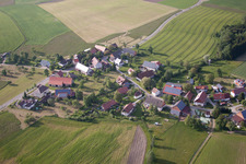 Dorfansicht im Ortsteil Herdwangen in Herdwangen-Schönach im Bundesland Baden-Württemberg, Deutschland
