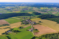 Rother Straße im Ortsteil Rast in Sauldorf im Bundesland Baden-Württemberg, Deutschland