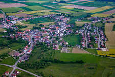 Rohrdorf von Norden in Meßkirch im Bundesland Baden-Württemberg, Deutschland