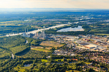 Oiltanking Deutschland GmbH & Co. KG am Rheinhafen Fettweisstr im Ortsteil Mühlburg in Karlsruhe im Bundesland Baden-Württemberg