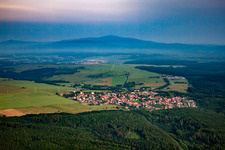 Hüttenrode von Osten in Blankenburg im Bundesland Sachsen-Anhalt, Deutschland