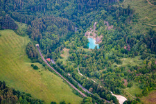 Blauer See im Ortsteil Rübeland in Oberharz am Brocken im Bundesland Sachsen-Anhalt, Deutschland