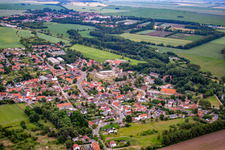 Hausneindorf von Nordwesten in Selke-Aue im Bundesland Sachsen-Anhalt, Deutschland