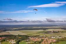 Luftaufnahme von Ortsteil Langenstein in Halberstadt im Bundesland Sachsen-Anhalt, Deutschland