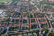 Thomas-Müzer-Straße in Halberstadt im Bundesland Sachsen-Anhalt, Deutschland