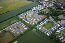 Ferienhaus- Anlage des Ferienparks Top View Caravan Park in Ulrome in England in Driffield, Vereinigtes Königreich