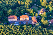 Siedlugn an der Seufzerallee in Scheibenhardt im Bundesland Rheinland-Pfalz, Deutschland