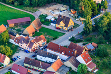 Luftbild von Lauterbrücke in Scheibenhardt im Bundesland Rheinland-Pfalz, Deutschland