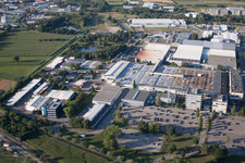 Luftaufnahme von Bühl, Industriegebiet im Ortsteil Vimbuch im Bundesland Baden-Württemberg, Deutschland