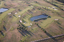 Drohnenbild von Golfclub Urloffen in Appenweier im Bundesland Baden-Württemberg, Deutschland