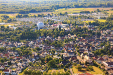 Europapark Rust von Osten im Bundesland Baden-Württemberg, Deutschland