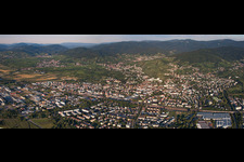 Luftbild von Bühl, von Westen im Bundesland Baden-Württemberg, Deutschland