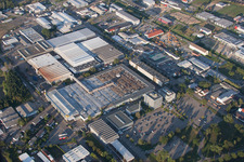 Luftbild von Industriegebiet mit LUK in Bühl im Bundesland Baden-Württemberg, Deutschland