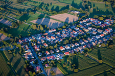Luftbild von Kuppenheim, Förch in Rastatt im Bundesland Baden-Württemberg, Deutschland
