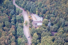 Pfalz - Gaststätte Rittersberg beim Hambacher Schloss im Ortsteil Hambach an der Weinstraße in Neustadt an der Weinstraße im Bundesland Rheinland-Pfalz, Deutschland