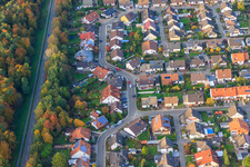 Drohnenbild von Südring x Pfarrer-Löser-Straße in Rülzheim im Bundesland Rheinland-Pfalz, Deutschland