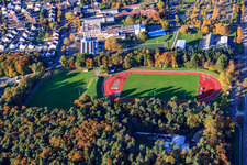 Stadion des SV Rülzheim 1920 e.V im Bundesland Rheinland-Pfalz, Deutschland