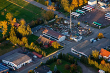 Drohnenaufname von Herxheim bei Landau im Bundesland Rheinland-Pfalz, Deutschland