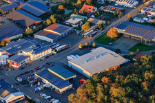 Industriegebiet Am Gäxwald mit Arnulf Weiller GmbH in Herxheim bei Landau im Bundesland Rheinland-Pfalz, Deutschland