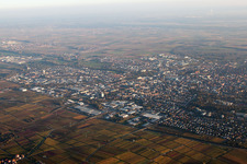 Landau von Norden in Landau in der Pfalz im Bundesland Rheinland-Pfalz, Deutschland