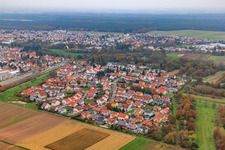 Luftbild von Robert-Kochs-Straße in Bellheim im Bundesland Rheinland-Pfalz, Deutschland